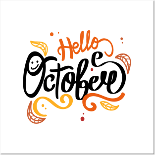 Hello October Posters and Art